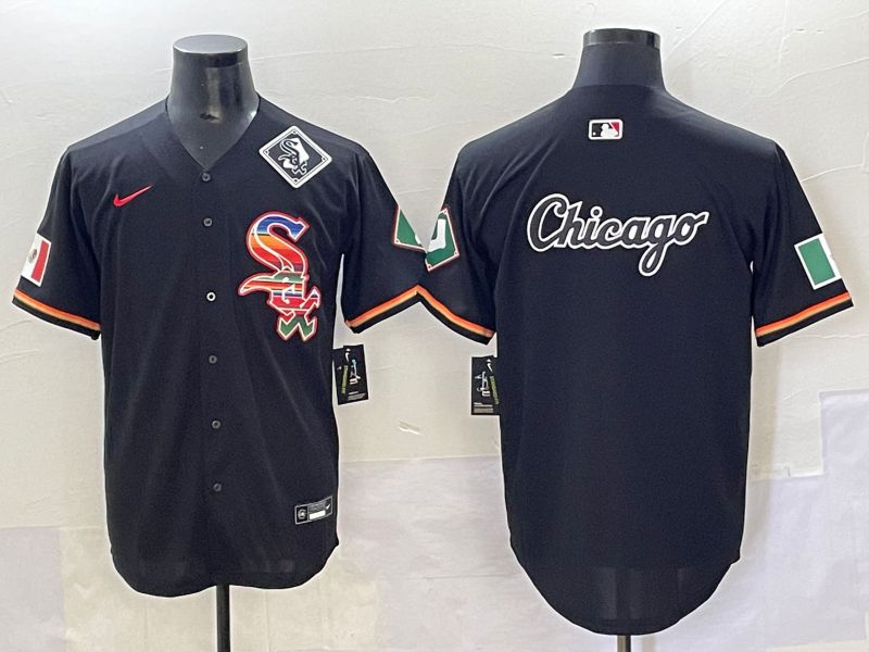 Men 2025 Chicago White Sox Blank Black Game Nike MLB Jersey style 41